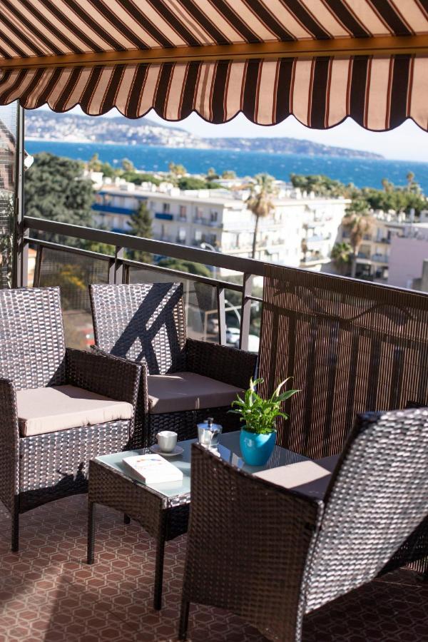 Studio With Terrace And Sea View, 10 Min To The Beach Nice Eksteriør bilde